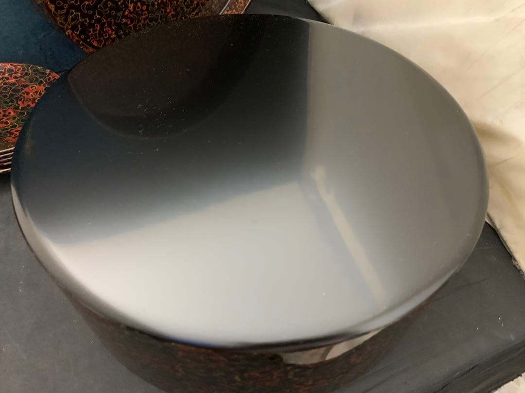 新品未使用 津軽塗 天然木伝統工芸品 茶道具セット 茶びつ茶托茶筒茶匙急須台