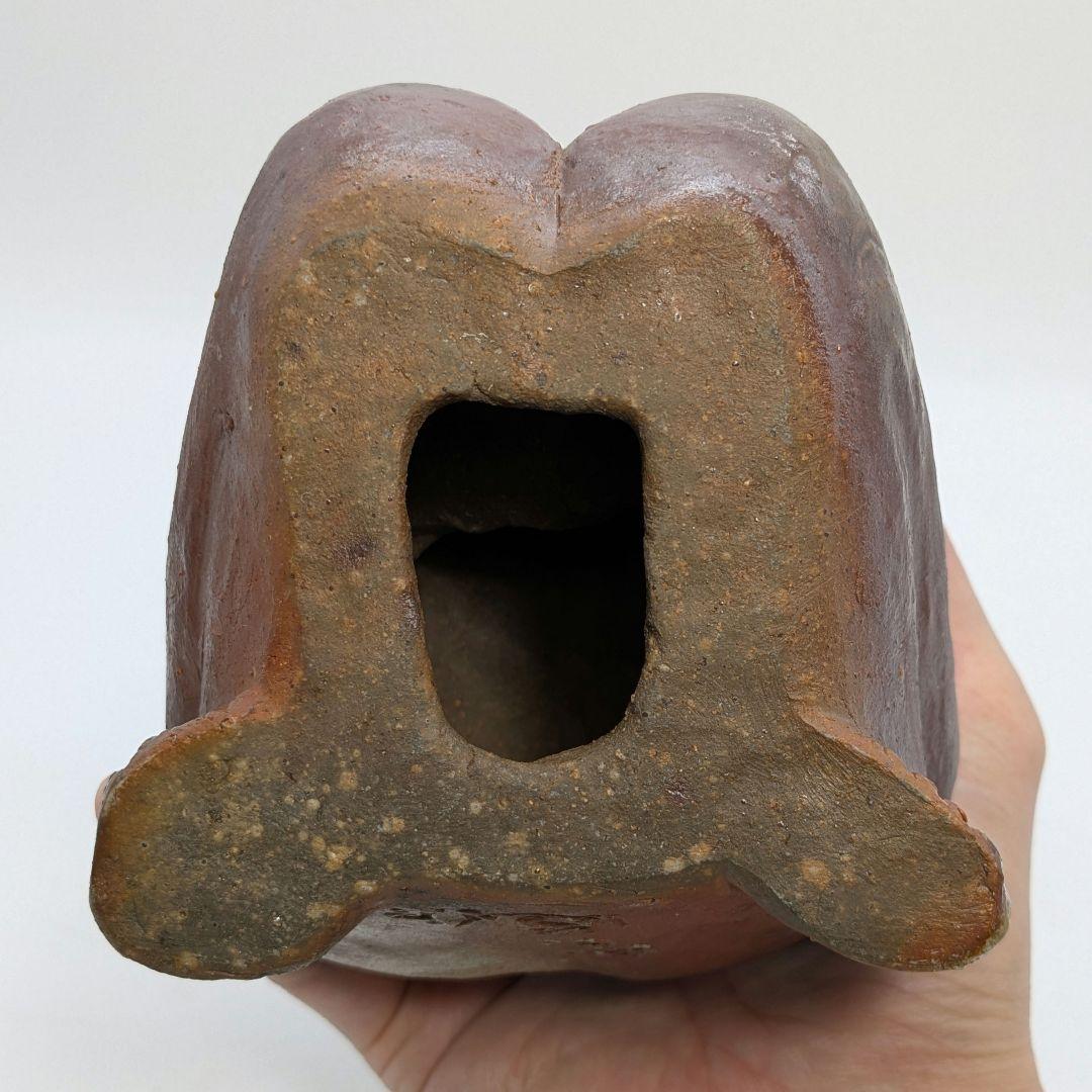 木南知加選 備前焼 裸婦像 共箱合布 置物 陶像 細工物 陶彫