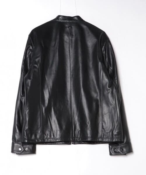 タグ付 マイケルコース CLONAKライダースジャケット ブラック黒 レザー本革