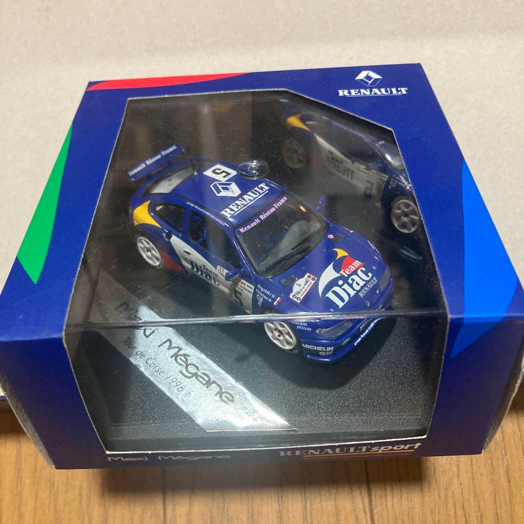 新品 ルノー マキシ メガーヌ ダイキャスト ミニカー 1996 1/43 - メルカリ