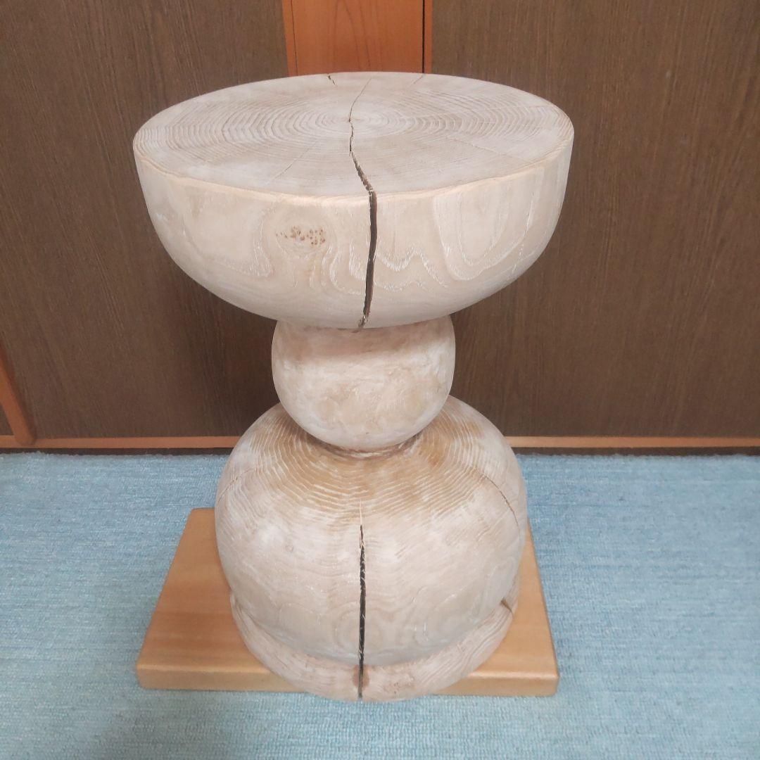 山栗丸太椅子スツール