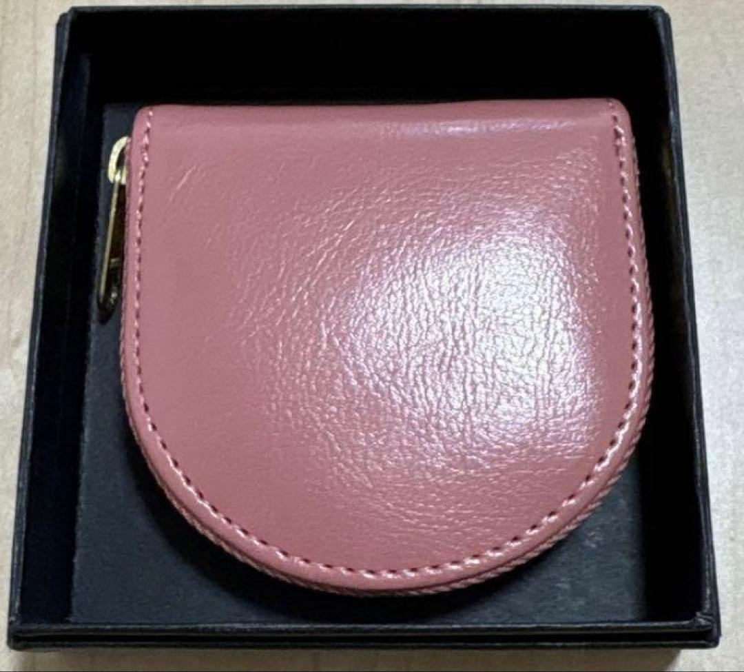 本日発送◯未開封新品未使用　皇居限定　 菊の御紋ケース　小銭財布　ピンク