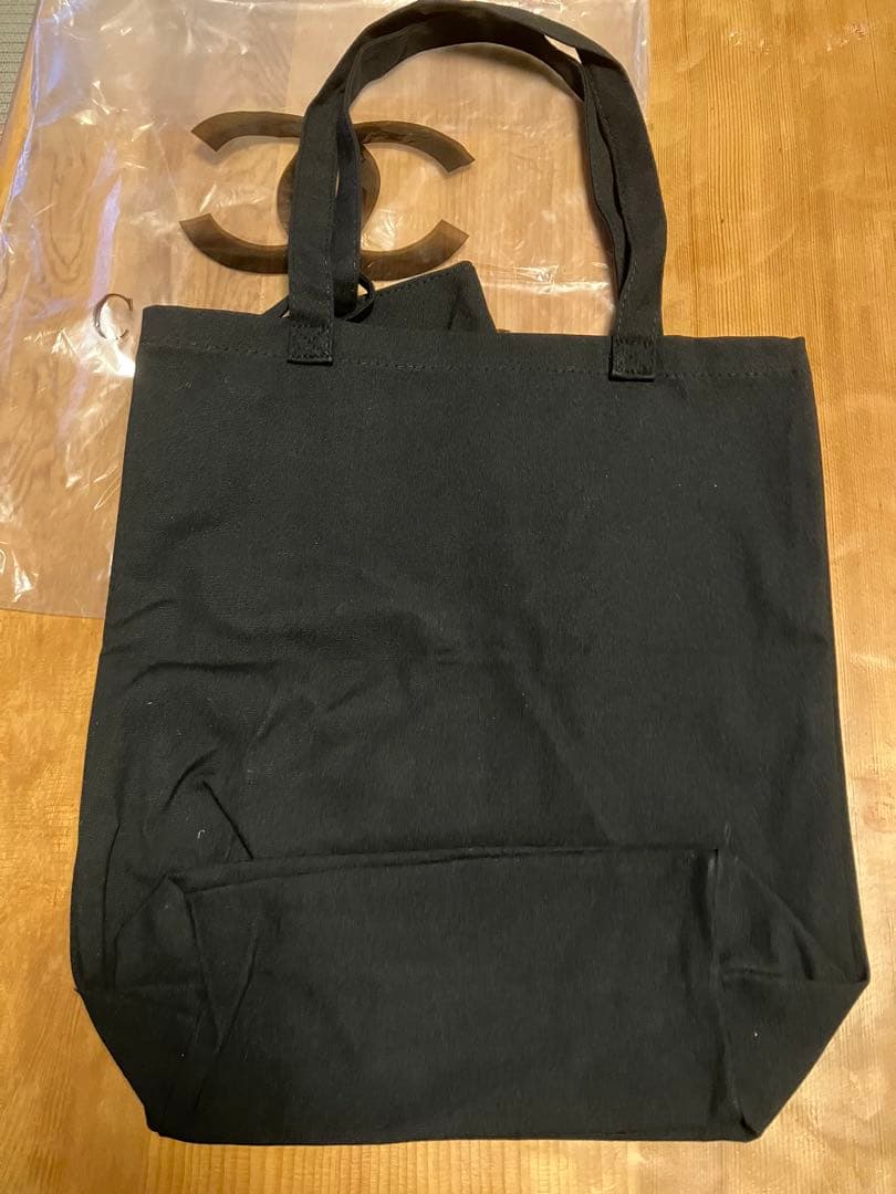 【非売品】CHANEL シャネル ノベルティ ブラック キャンバストートバッグ