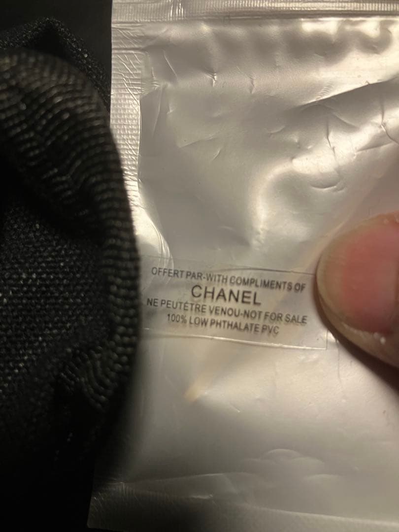 【非売品】CHANEL シャネル ノベルティ ブラック キャンバストートバッグ