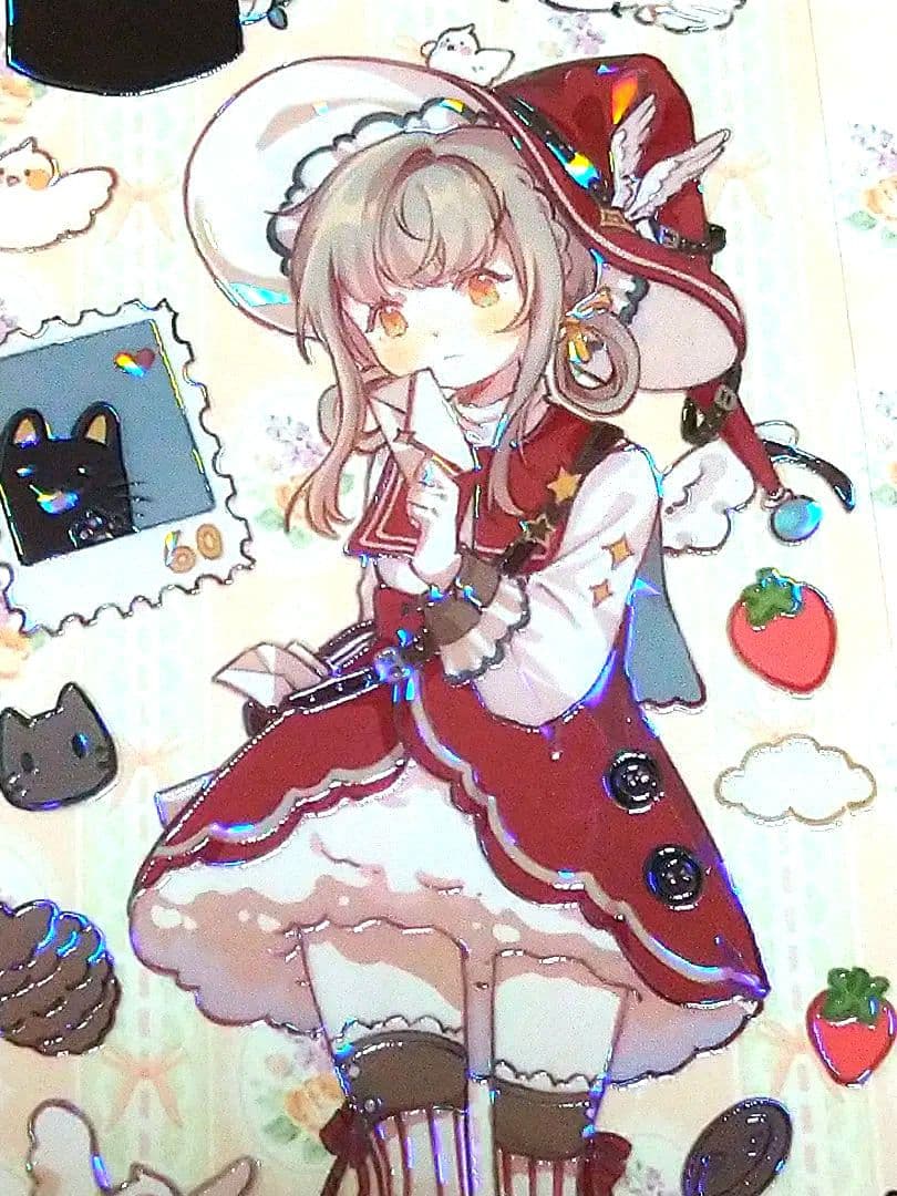 ✩再販✩J529＃指尖月(贝壳光)夏日野炊切り売り海外人物マステ女の子