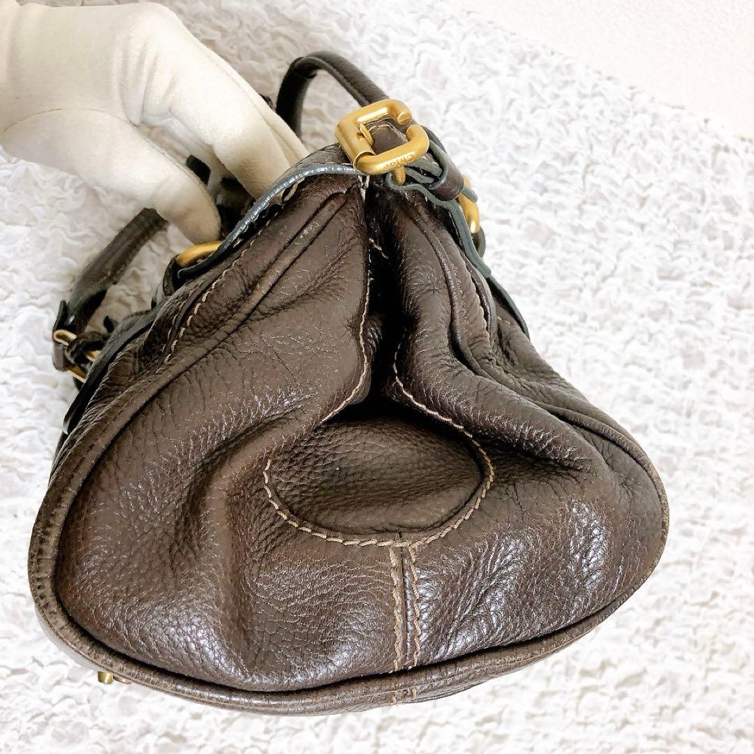 Chloe クロエ　パディントンバッグ　南京錠　ブラウン y2k ダークブラウン