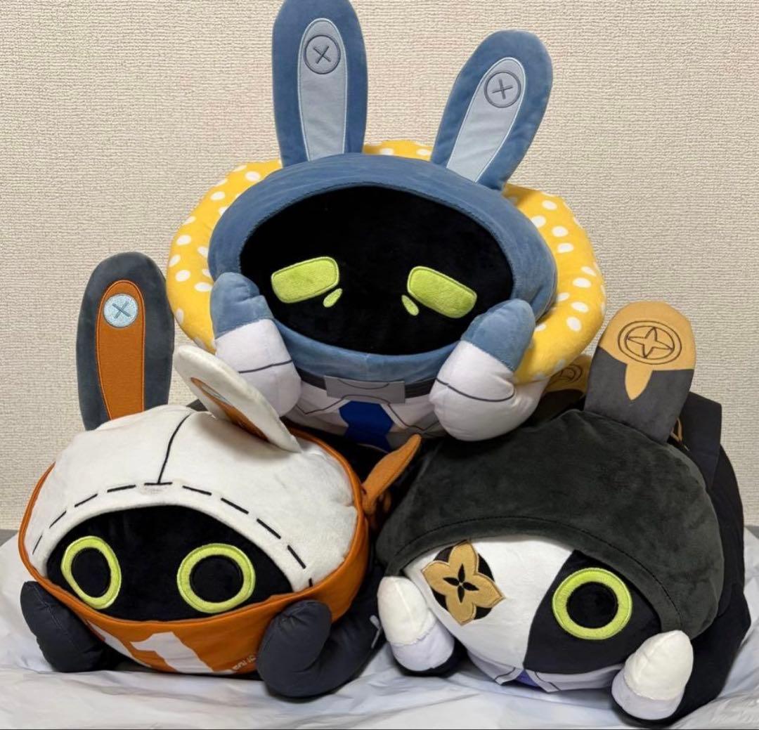 GIGO限定 ゼンゼロ ボンプ 寝そべりぬいぐるみ 3種 コンプセット