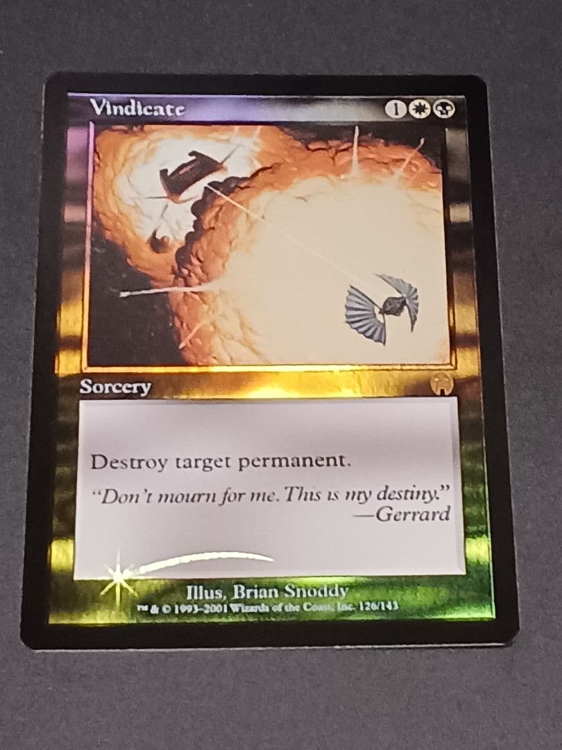 mtg 初版Foil】《名誉回復/Vindicate APC 金R 英語 en mtg 初版Foil】《