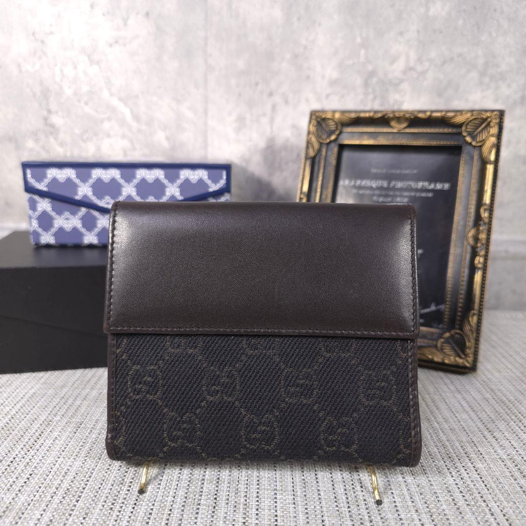 Gucci GGキャンバス 二つ折り財布