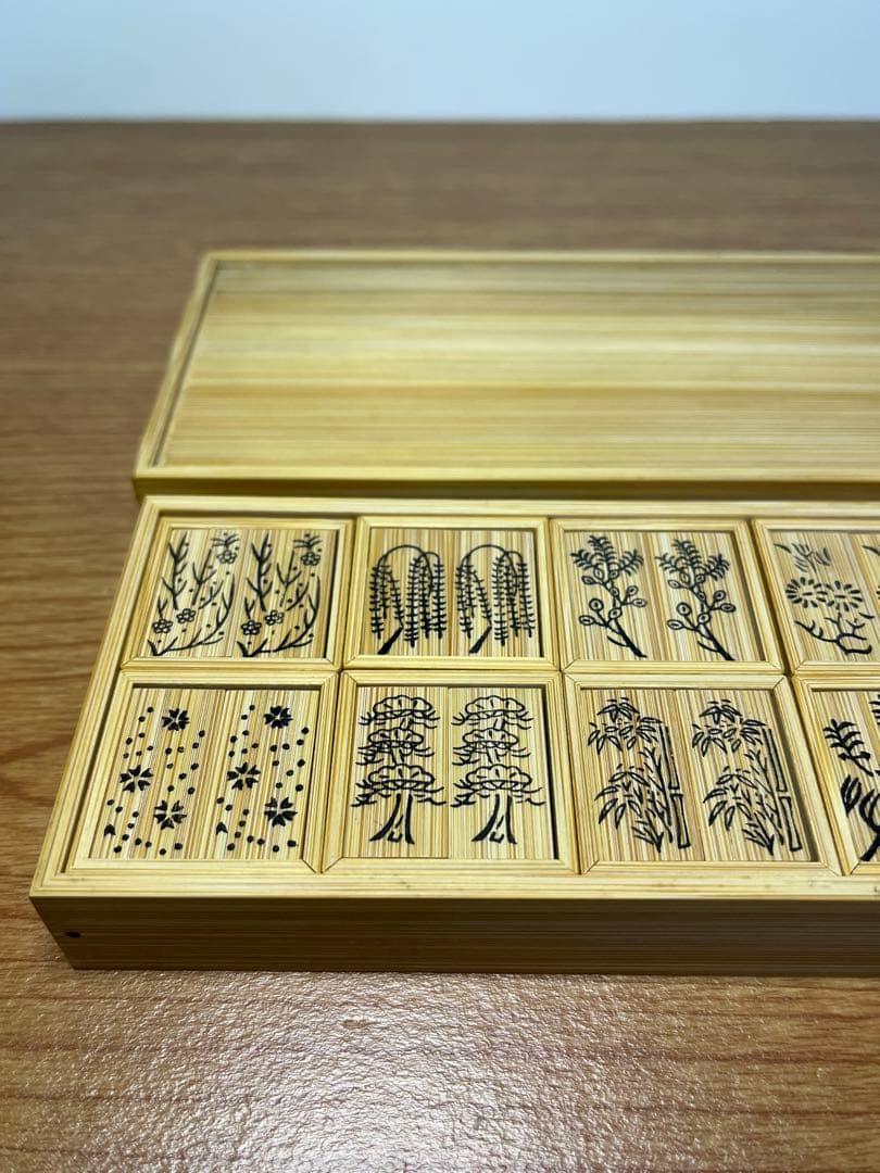 茶道具 七事式用品 上 十種香札 白竹 竹憲作 茶道 F16 送料