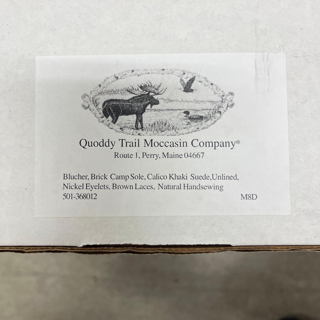 クオディトレイルモカシン　ベージュ スエード モカシン 新品未使用