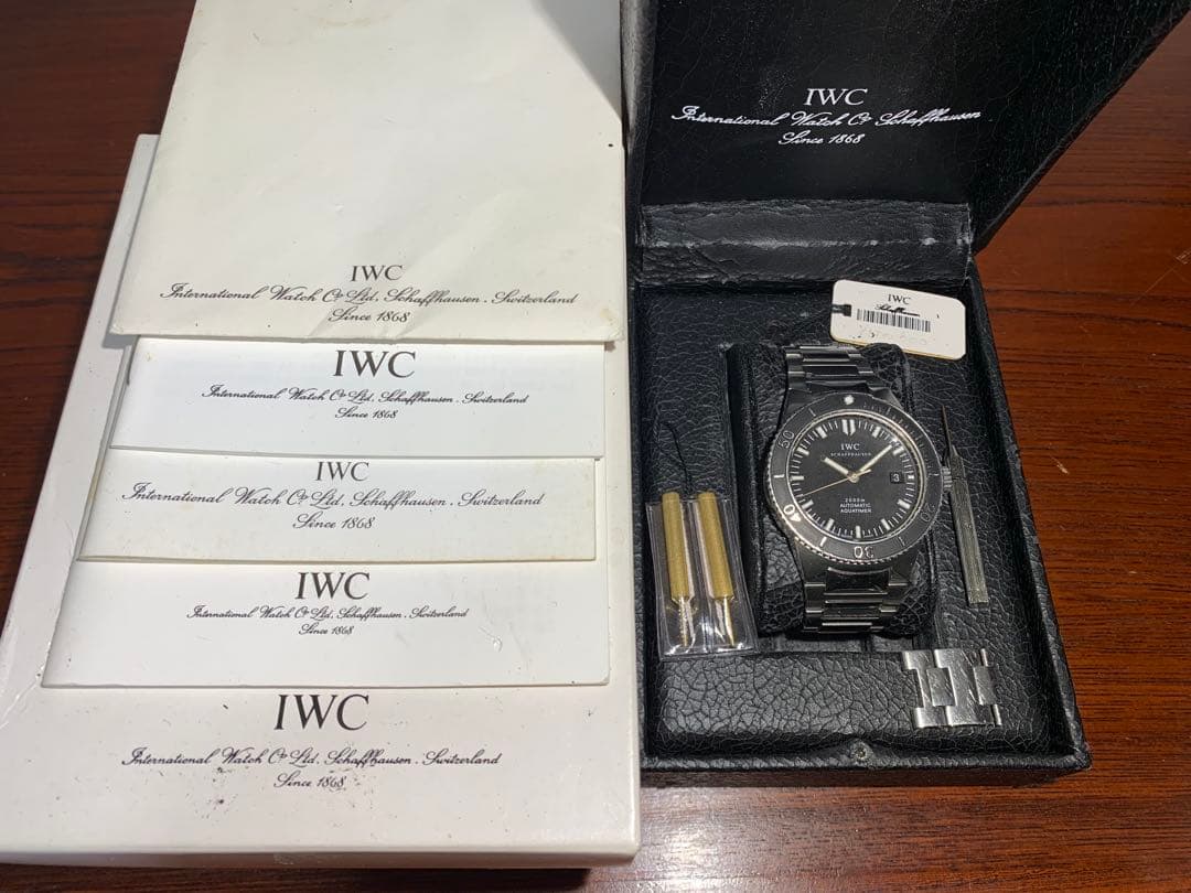 IWC GSTアクアタイマーRef.353602 ステンレス 付属品豊富 魚竜頭