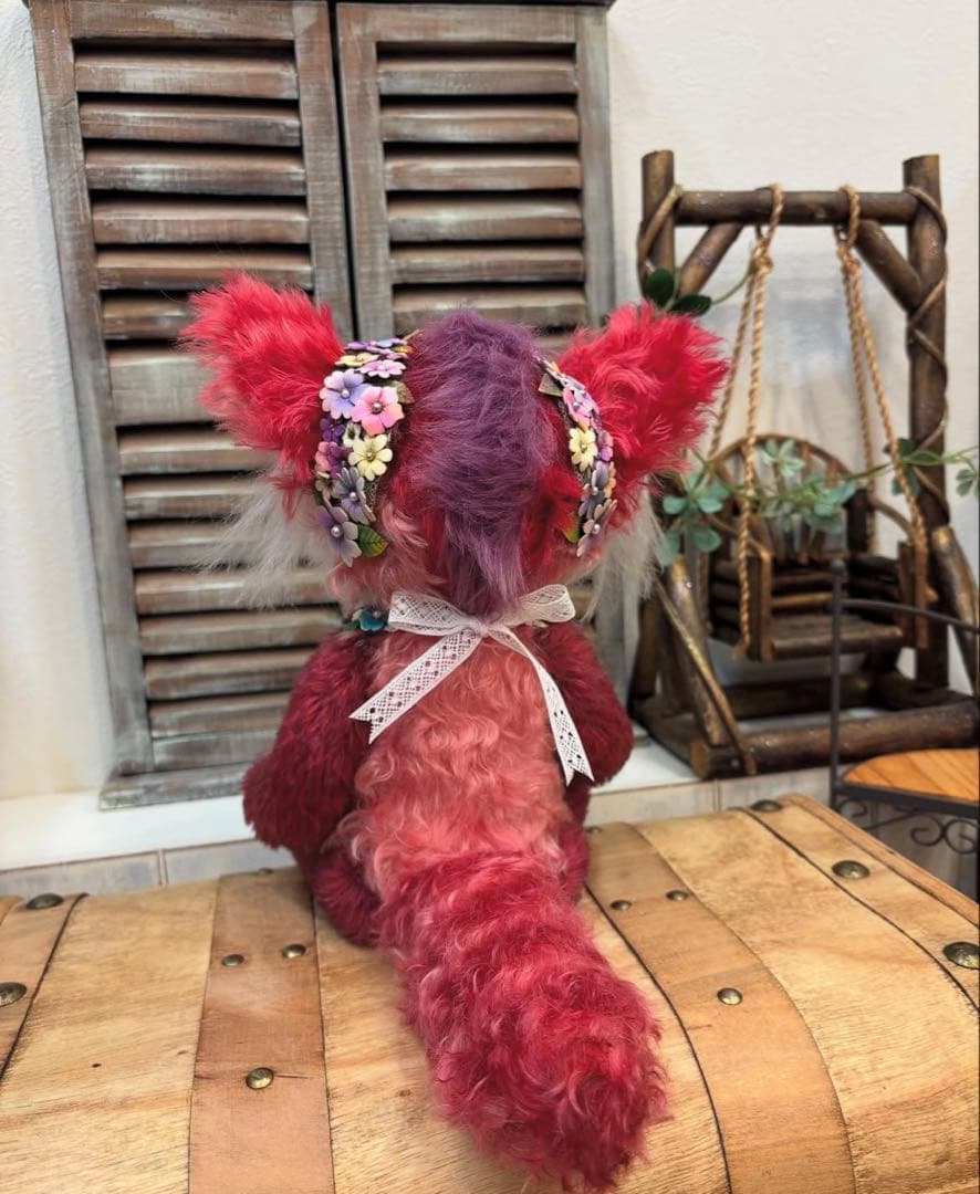 国内作家様作 ハンドメイド テディベア ぬいぐるみ レッサーパンダ