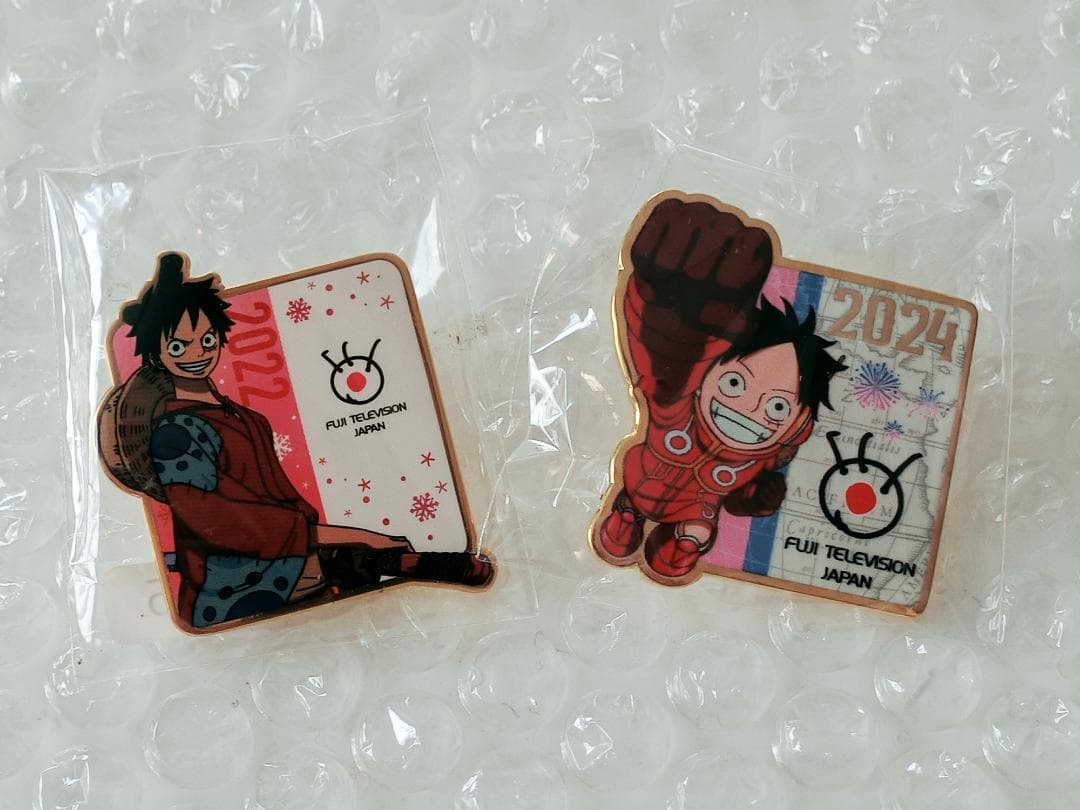 2022/2024 オリンピック フジテレビ限定ピンバッジ ONE PIECE