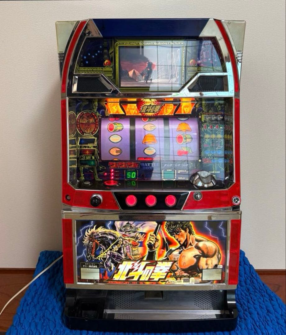 パチスロ 4号機 初代 北斗の拳 ケンシロウパネル スロット 北斗 の 拳