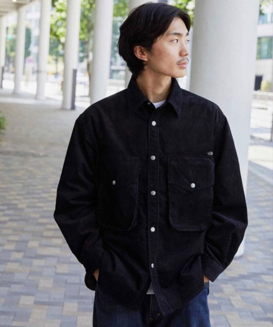 【美品Mサイズ】TNF PURPLE LABEL コーデュロイシャツジャケット