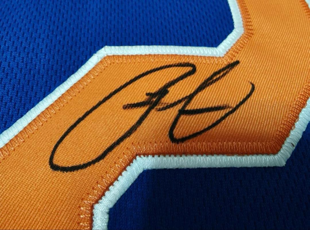 MLB リンドーア選手直筆サイン入りユニホーム　メッツ