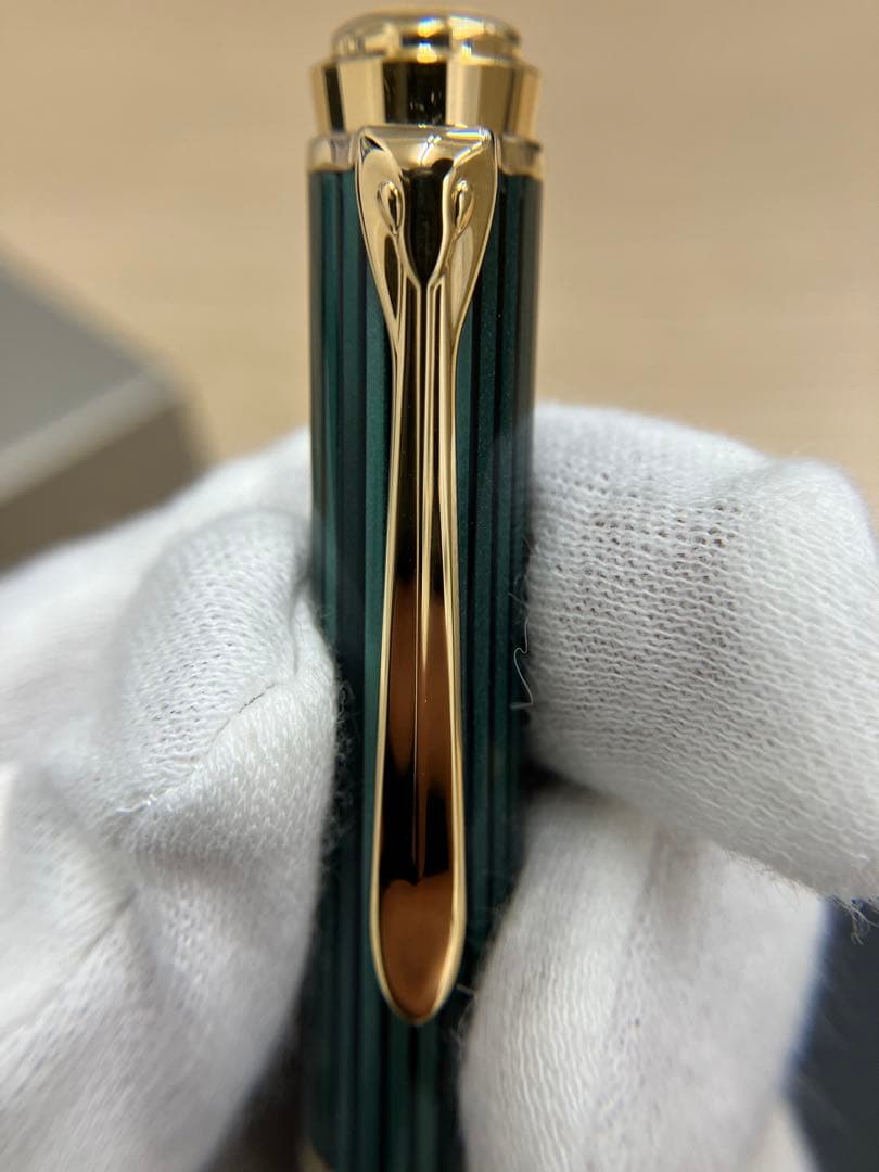 Pelikan ペリカン ボールペン 油性 緑縞 Pelikan ペリカン ボールペン