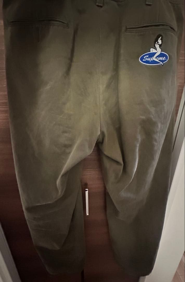 22aw supreme pin up Chino Pant 32 brown supreme pin up chino pants