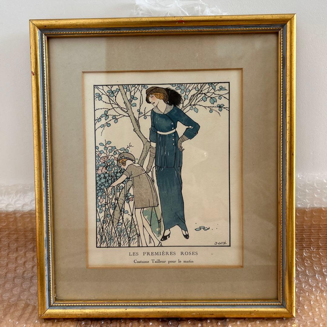 フランス銅版画　ガゼット・デュ・ボントン フランス銅版画 ガゼット・デュ・ボントン