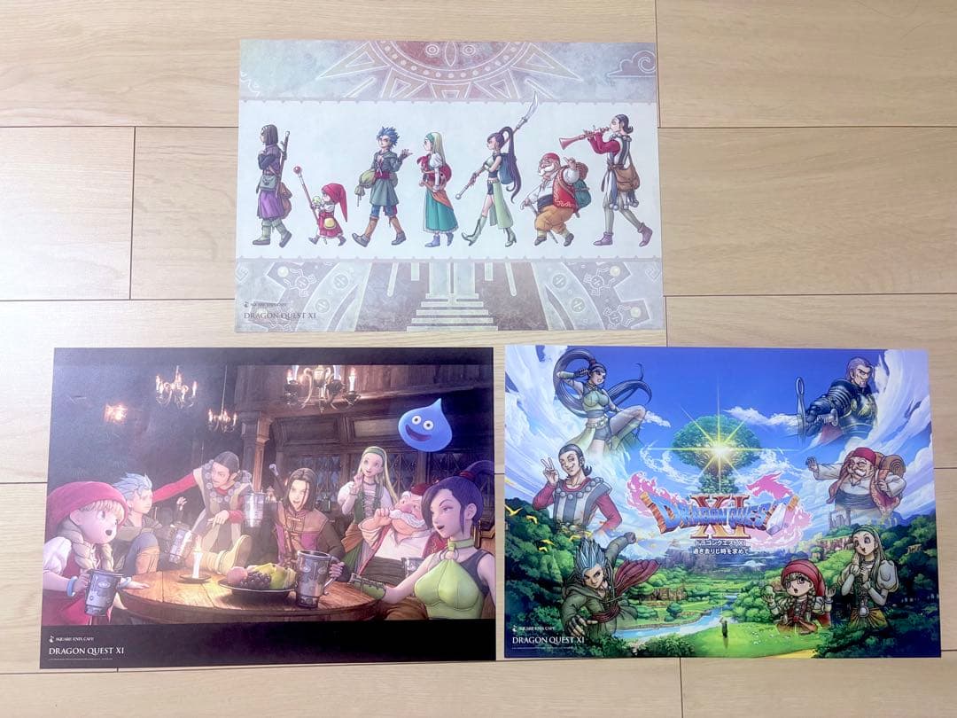 ドラゴンクエスト11 スクエニカフェ　ランチマット　当時物　希少 ドラゴンクエスト11 スクエニカフェ ランチマット 当時物 希少