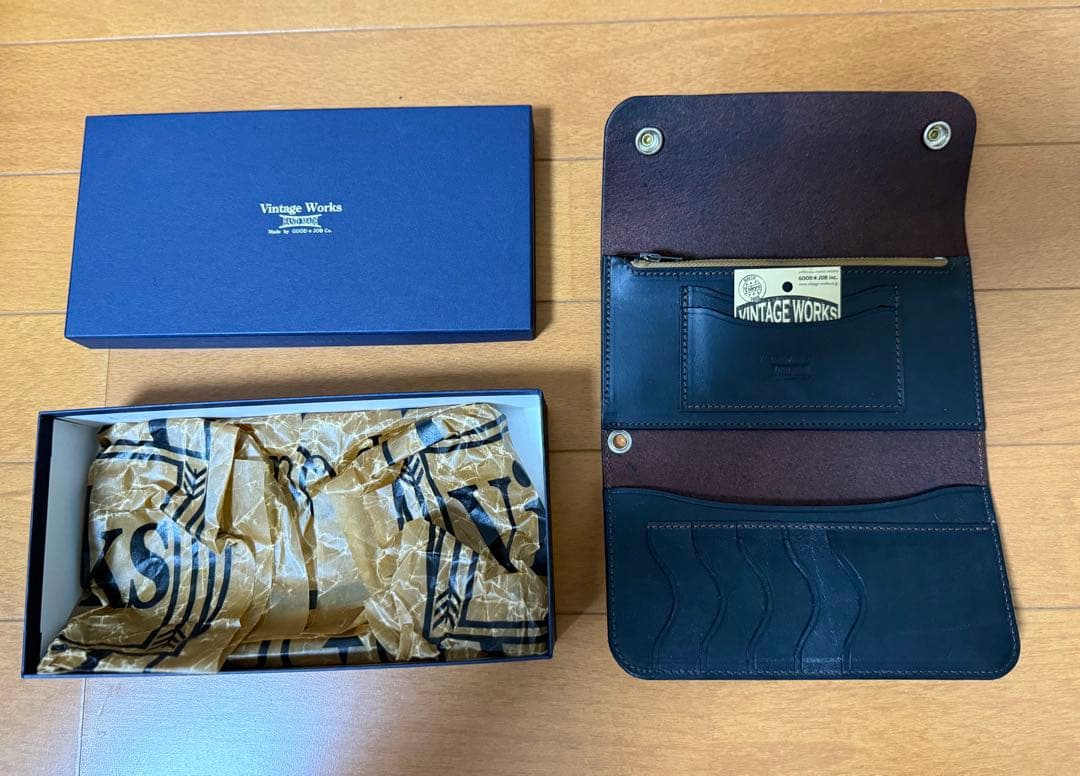 ヴィンテージワークス　ハンドメイドレザーロングウォレット　財布