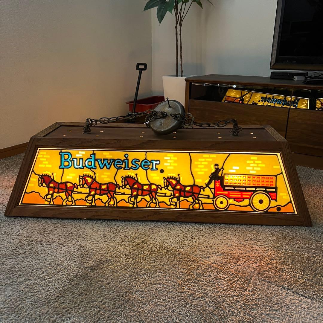 Budweiser プールバーライト ヴィンテージ ✨激レア✨馬車✨状態良好