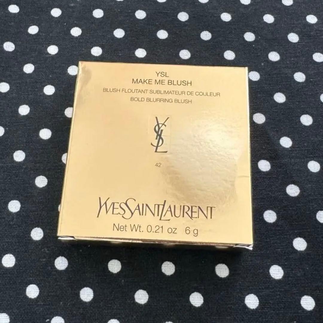 YSL メイクミーブラッシュパウダー 42ベビードールピンク