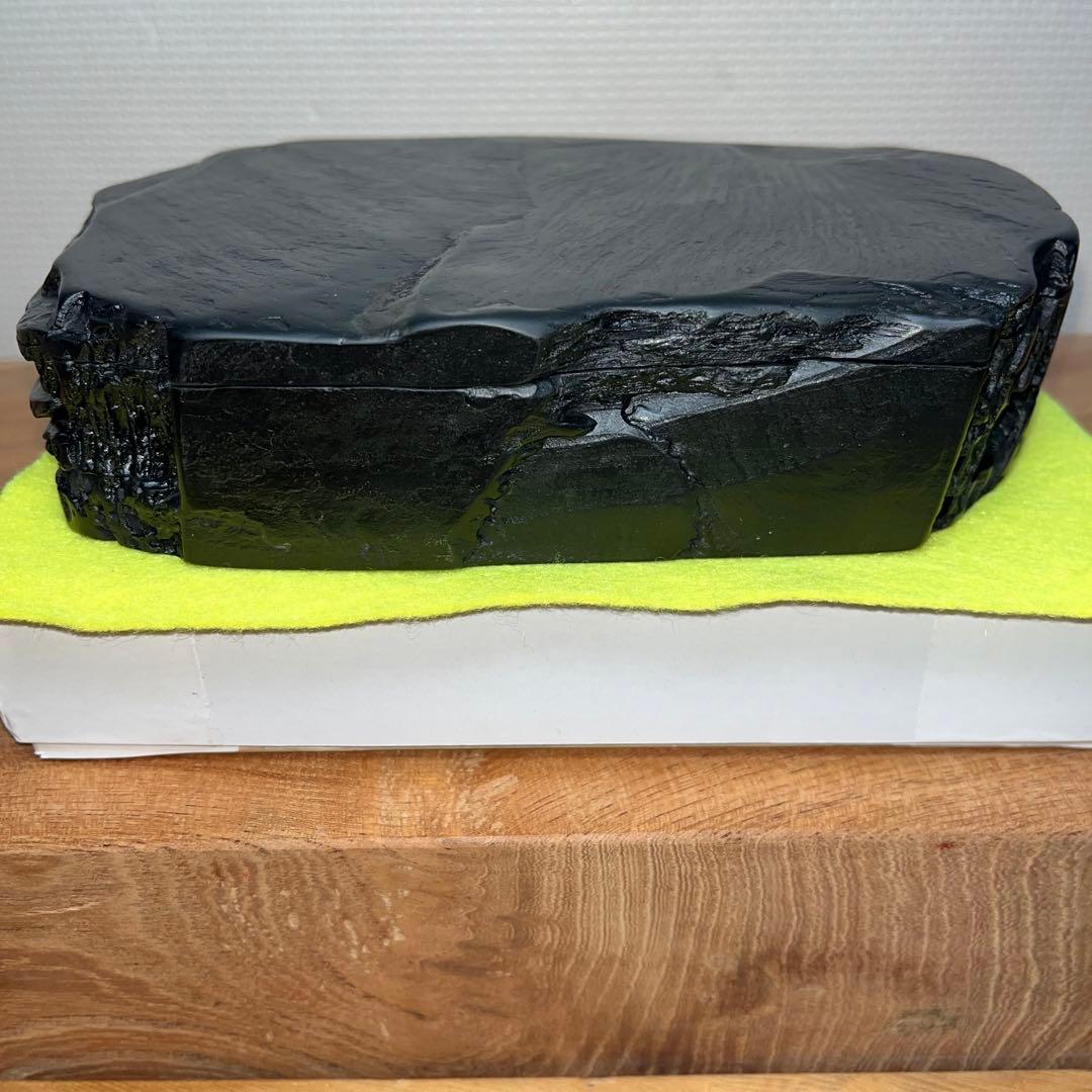 ⭕️雨畑硯 山下硯 芳石 山下三喜夫 栄寿堂製 甲州銘石 四