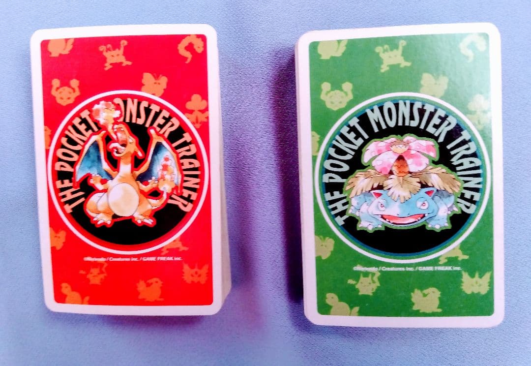 初代ポケモン赤緑 トランプ二つセット ポケモントランプ 初代 緑 赤 2