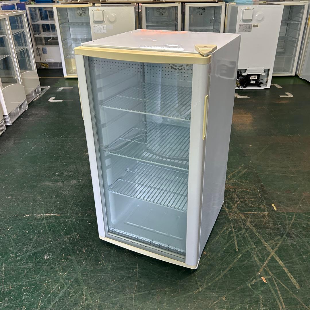 130業務用 冷蔵ショーケース オフィスコンビニ XW-105 左右開き 小型