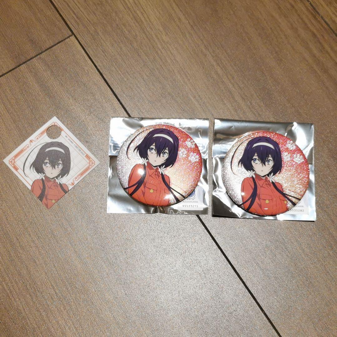 文豪ストレイドッグス 東武動物公園 缶バッジ 泉鏡花 グリッター缶バ