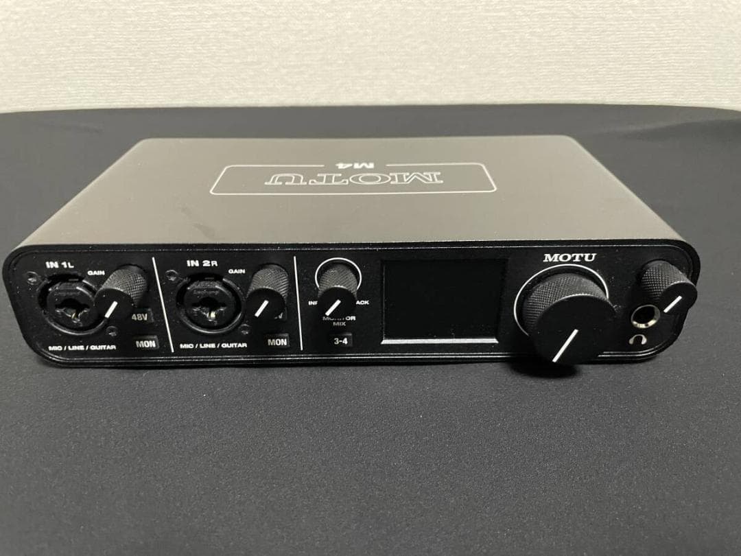 MOTU M4 オーディオインターフェース（美品・箱無し特価）