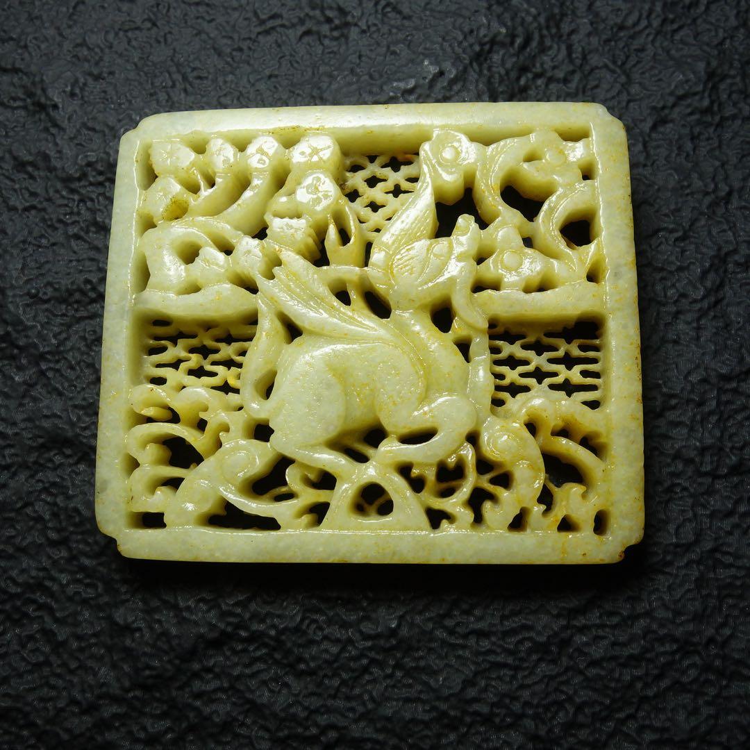 和田玉 玉牌 明代風 中国美術 古玉器 コレクション C1A154 - メルカリ