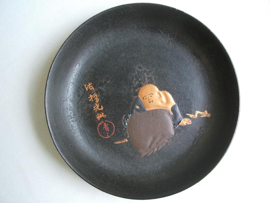 ■尾形光琳・乾漆漆器・銘々皿5枚セット・桐箱付・未鑑定品■