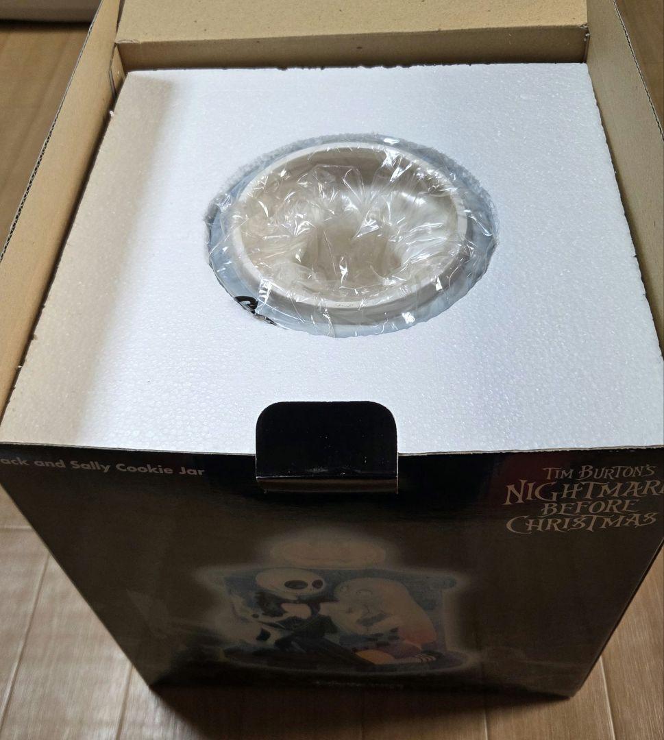 20年もの未使用　ナイトメアビフォアクリスマス　ジャックとサリーのクッキージャー