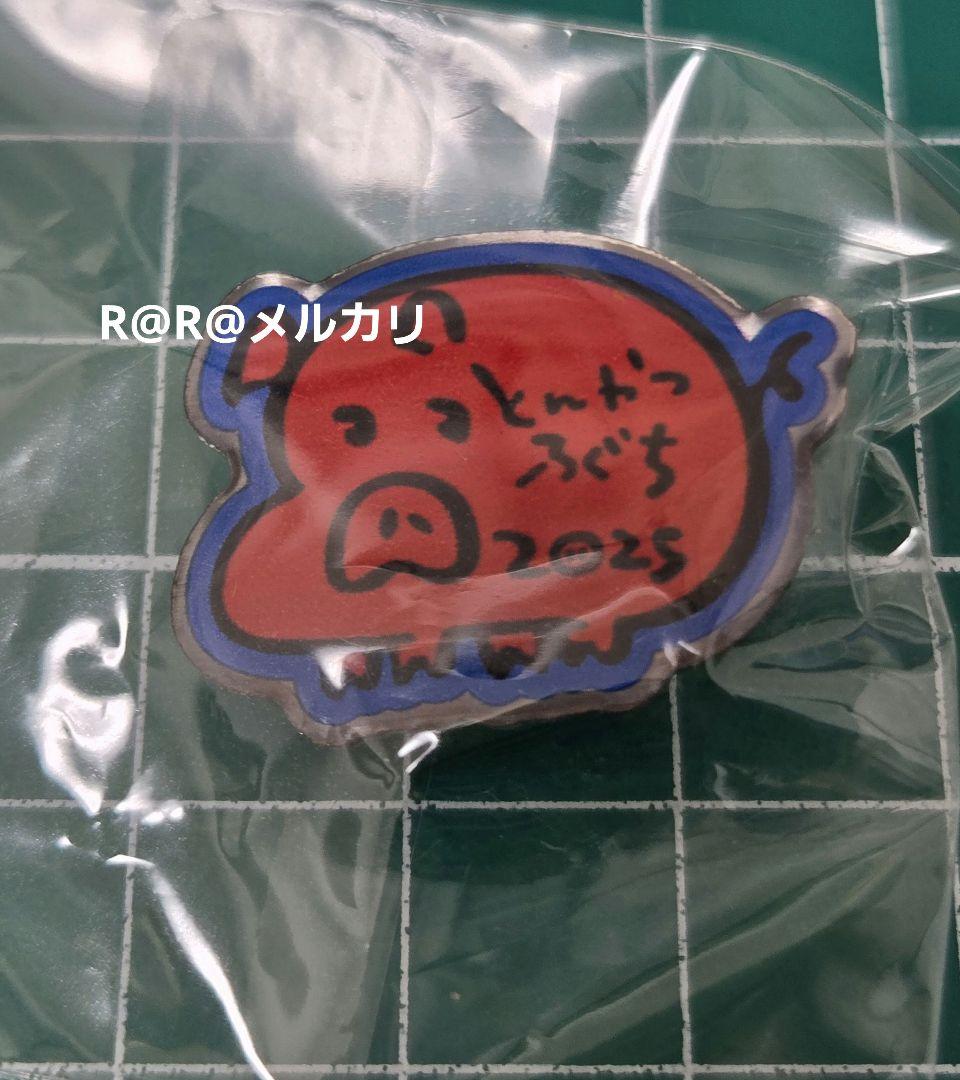 万博　EXPO2025　とんかつ　乃ぐち　ピンバッジ　とんかつパビリオン　赤い豚