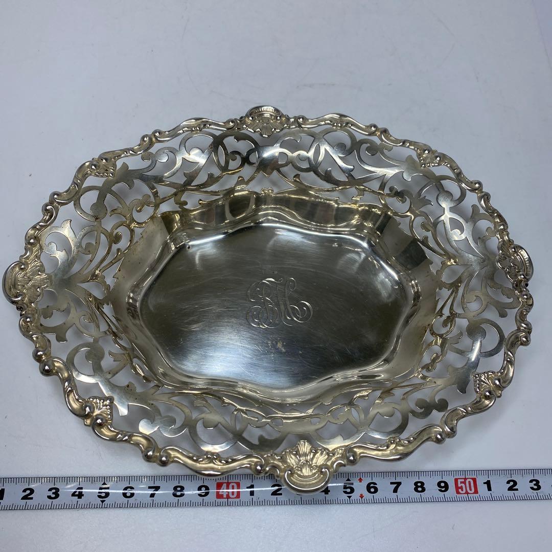 ゴーハム　sterling 透かし鉢　187g トコニ　東さ7-0304②