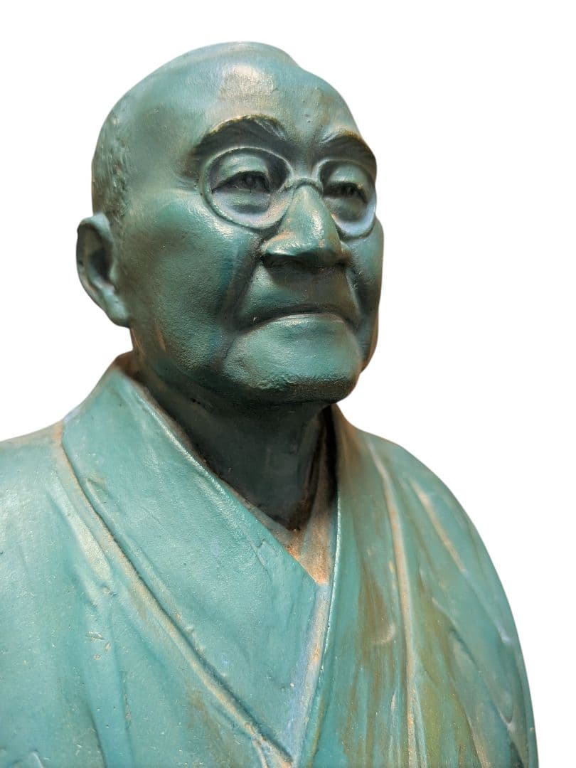 吉田茂 顕彰立像 37cm 記念品 作家名入り