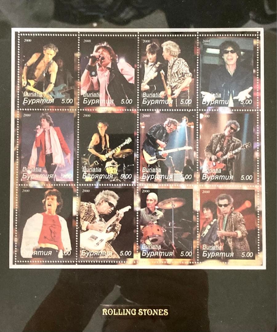 ローリングストーンズ】RollingStones 切手額入り715