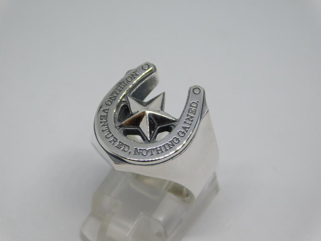 【在庫処分セール】新品　13号　ドクターモンロー　ホースシュー　スター　リング