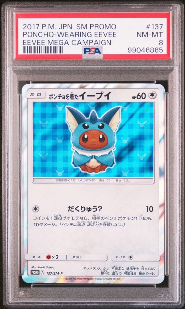 ポンチョを着たイーブイ シャワーズ プロモ