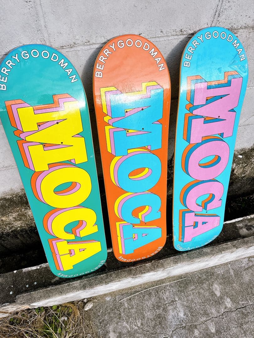 MOCA スケートボード デッキ 3枚セット