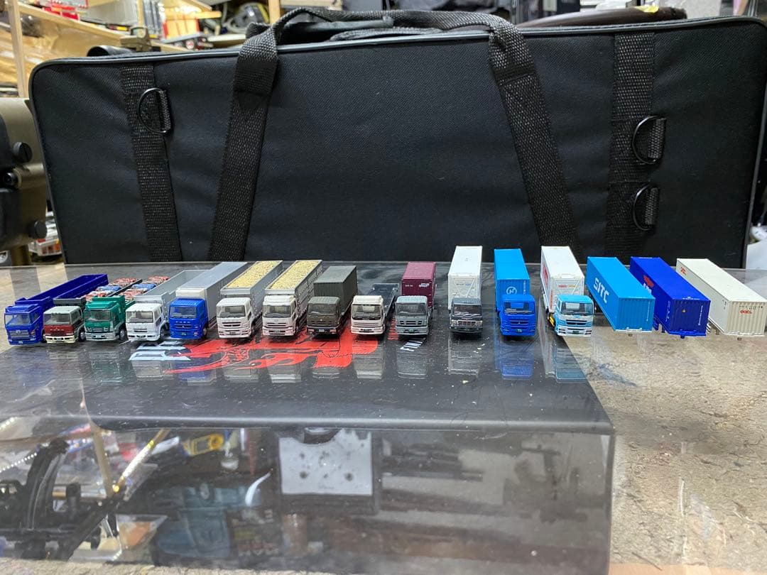 1/150 Nゲージサイズ　トラック、トレーラーコレクション13台+3台セット