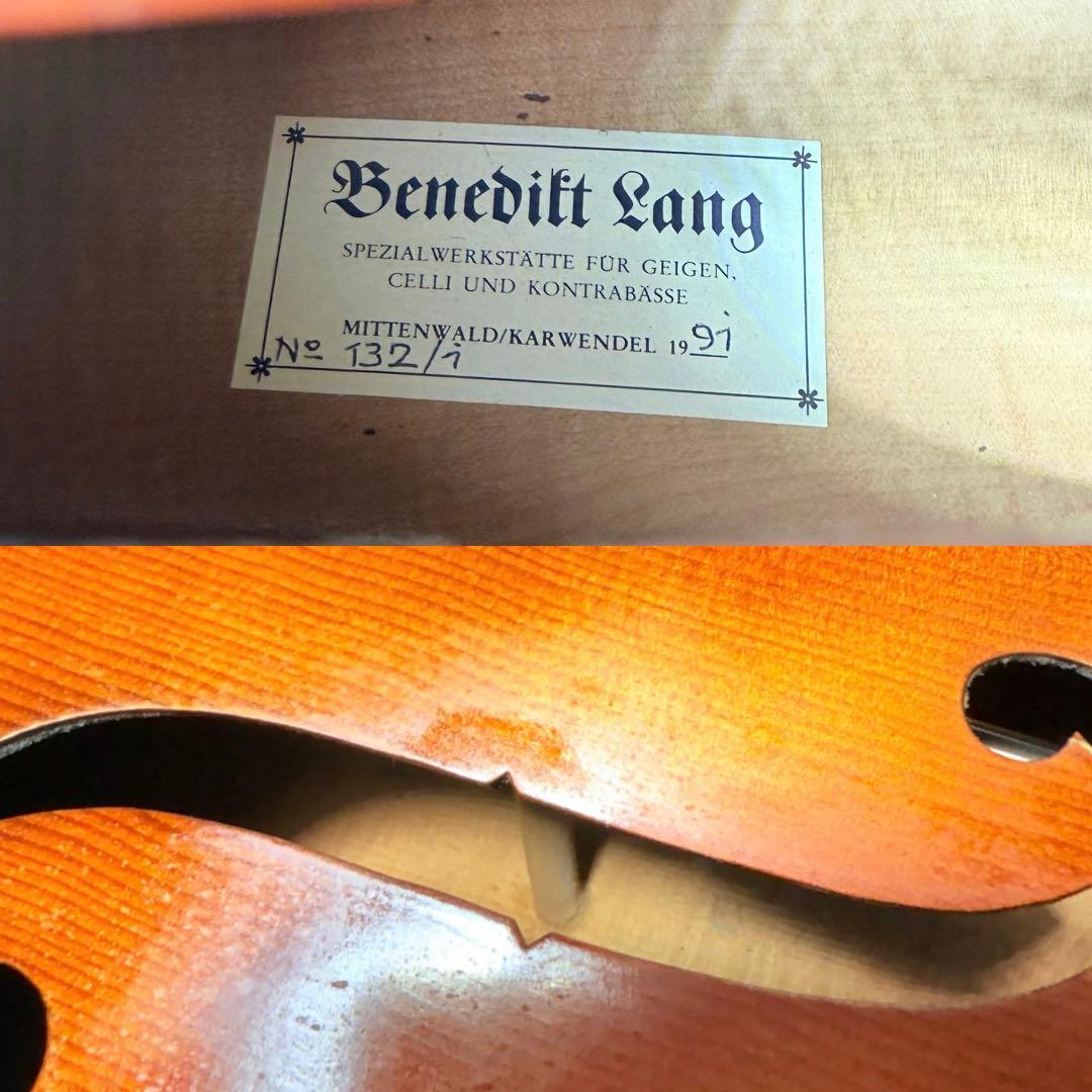 調整品】Benedikt Lang 132 / 1 チェロ 1991年製 - メルカリ