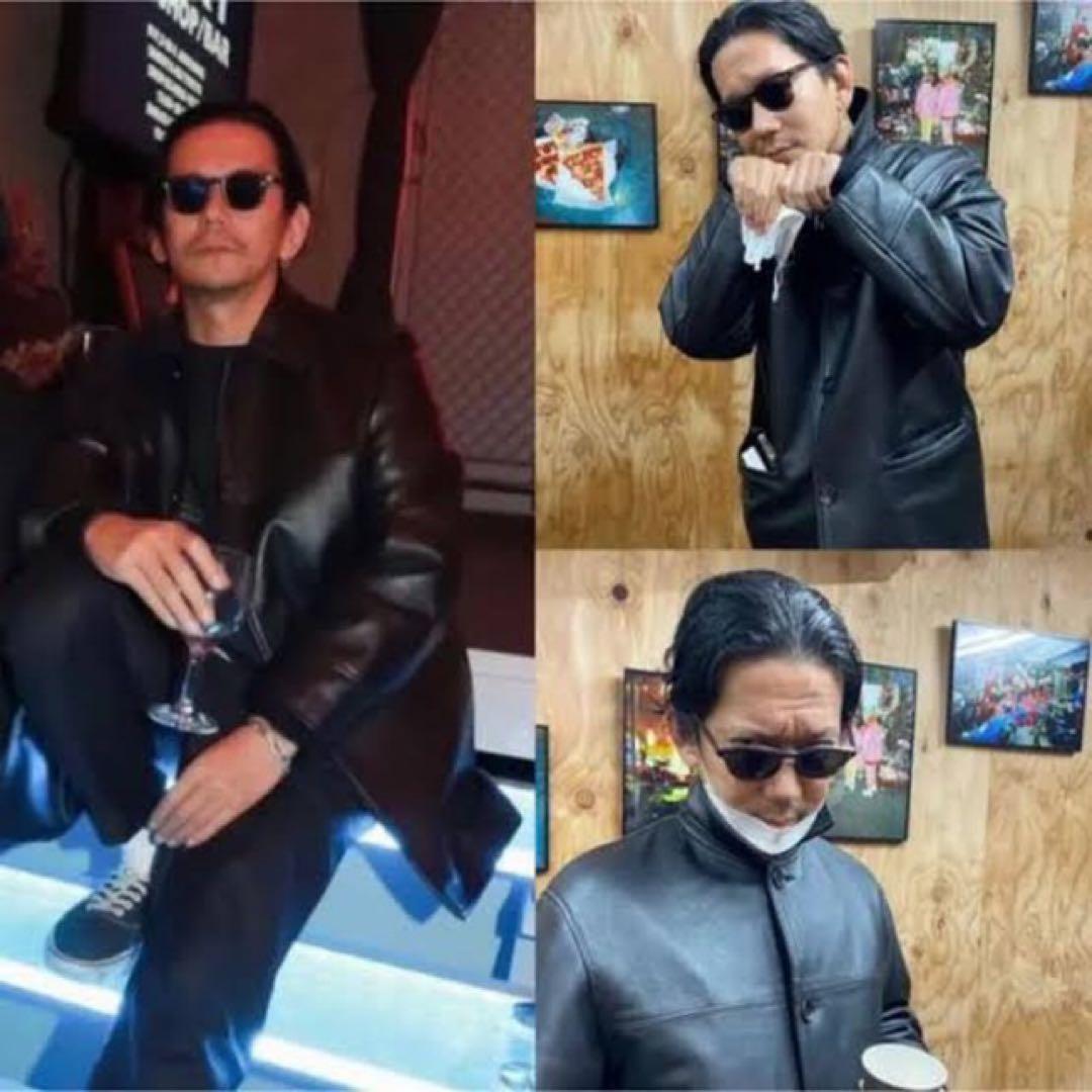 野村訓市着OLD GAP レザーカーコートXS キムタク