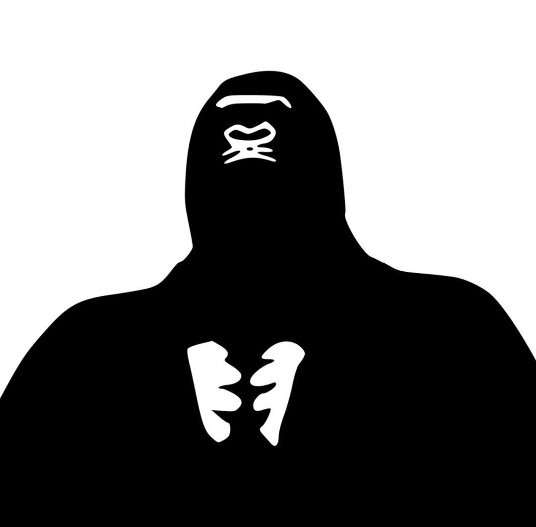 ブラックゴリラ アートパネル ポスター A1サイズ