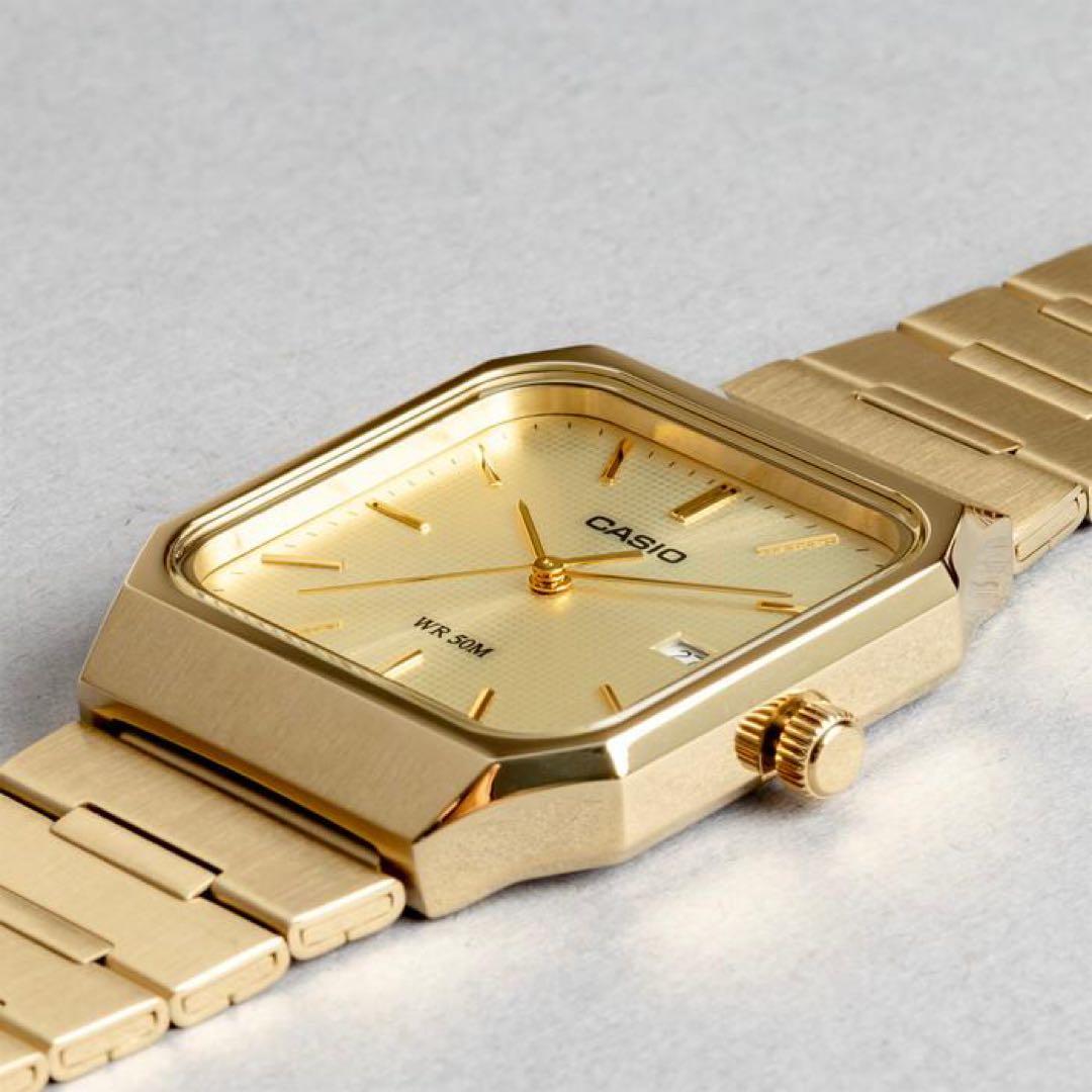 【新品】【希少】CASIO カシオ MTP-B185G-9A ゴールド