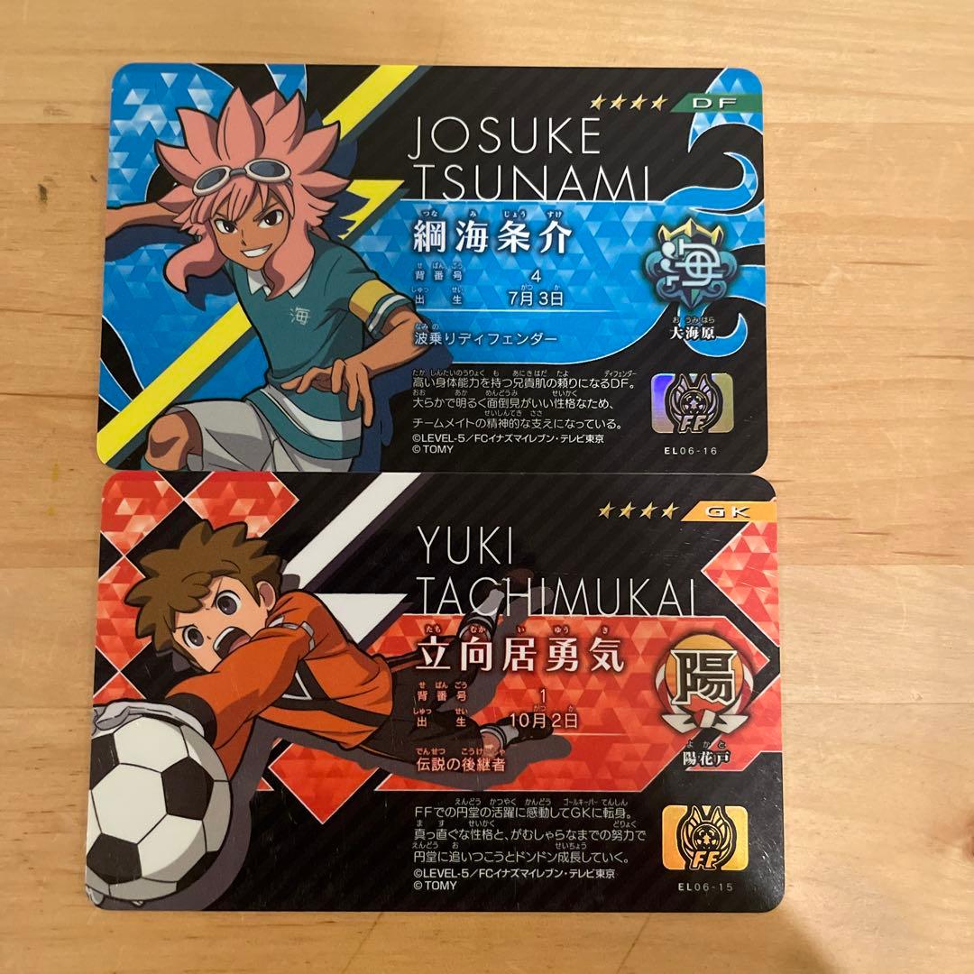 イナズマイレブン ライセンスカード 綱海 立向居 - メルカリ