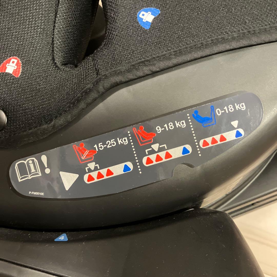 【美品】Joie ブラック チャイルドシート　C0925